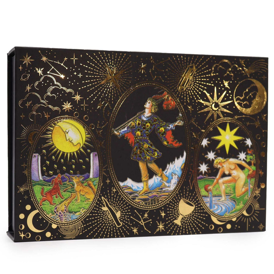 Gold Foil Tarot – Let the Magic Begin – Gift Set - Tarot Cards - SIXTH HOUSE