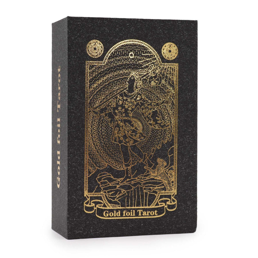 Gold Foil Tarot Set with Book – Gift Box - Tarot Cards - SIXTH HOUSE