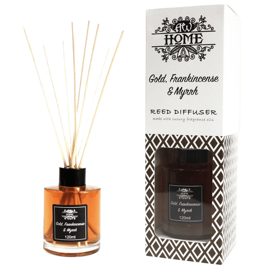 Gold, Frankincense & Myrrh Reed Diffuser – 120ml - Reed Diffuser - SIXTH HOUSE