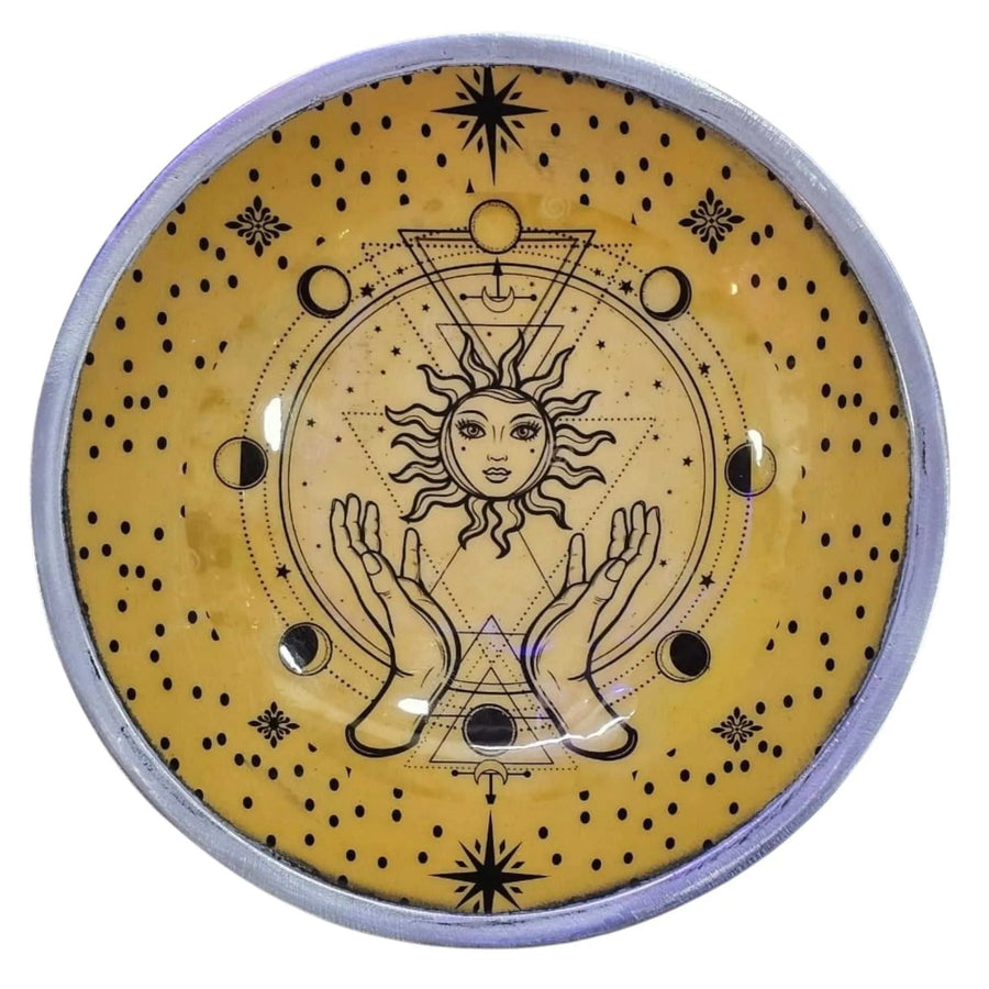 Hands & Sun Celestial Offering Plate - Ritual Bowls and Cauldrons - SIXTH HOUSE