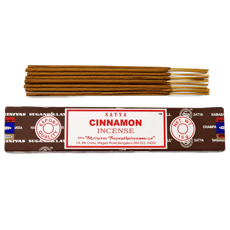 Satya Cinnamon Incense Sticks – 15g - Satya Incense Sticks - SIXTH HOUSE