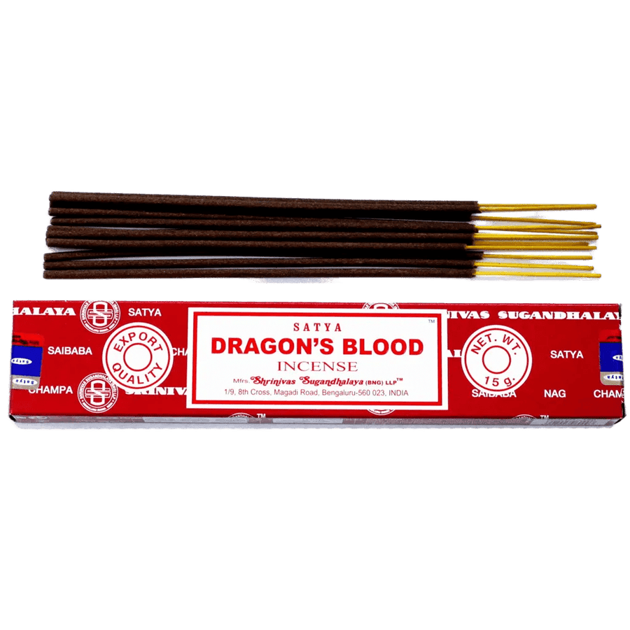 Satya Dragon Blood Incense Sticks – 15g - Satya Incense Sticks - SIXTH HOUSE
