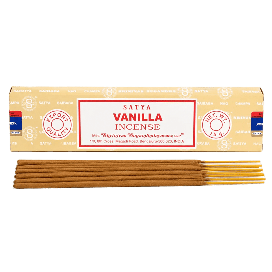 Satya Vanilla Incense Sticks 15g - Satya Incense Sticks - SIXTH HOUSE