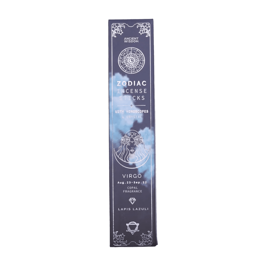 Virgo Zodiac Crystal Incense — Copal - Zodiac Crystal Scents Incense - SIXTH HOUSE