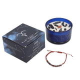 Aries Zodiac Crystal Candle & Gemstone Bracelet - Zodiac Crystal Candles with Gemstone Bracelet - SIXTH HOUSE