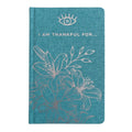 Blue Botanical Gratitude Journal — 120 Pages