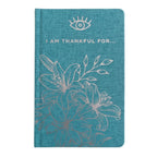 Blue Botanical Gratitude Journal — 120 Pages