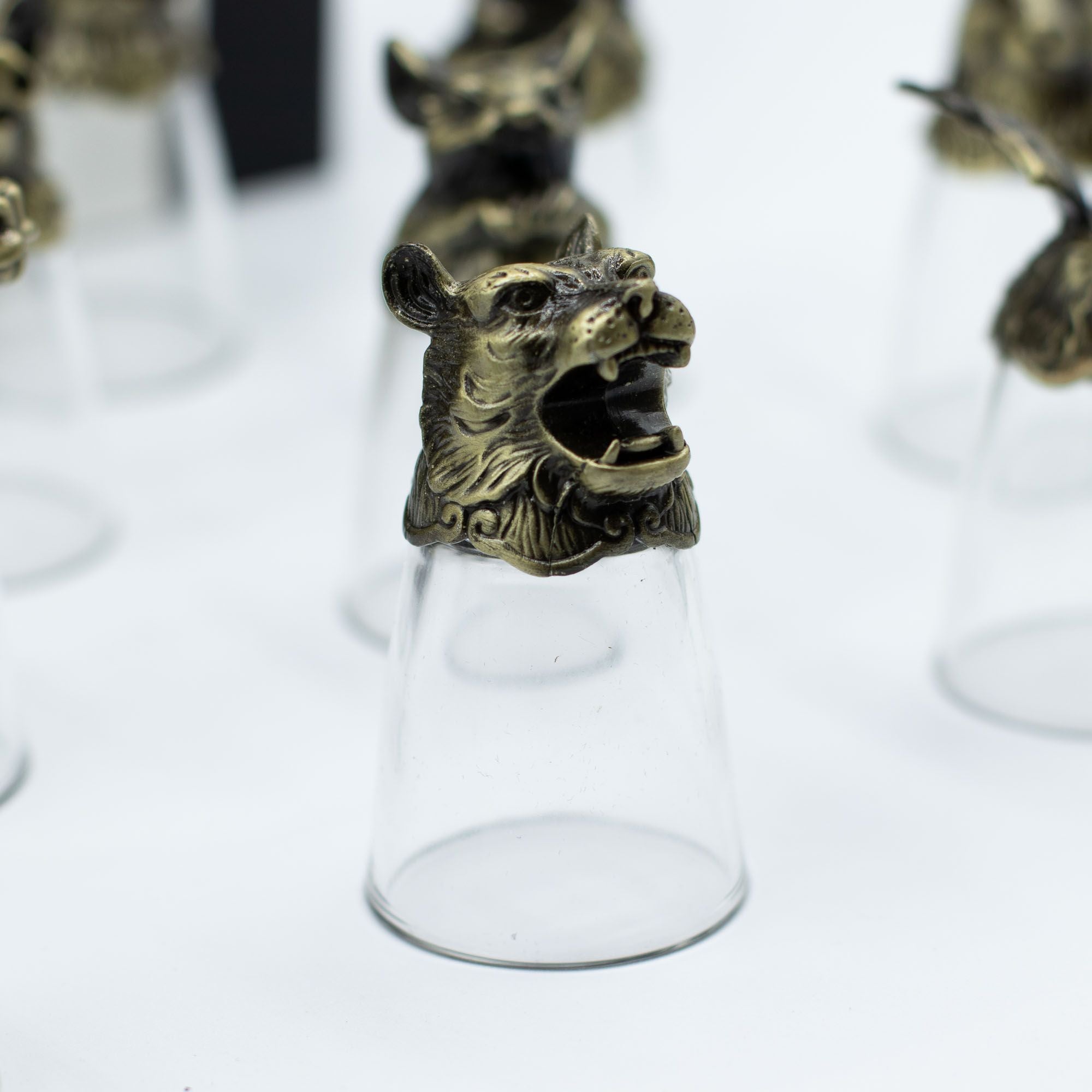 Forest & Mystical Creatures Shot Glass Set — 12 Pieces