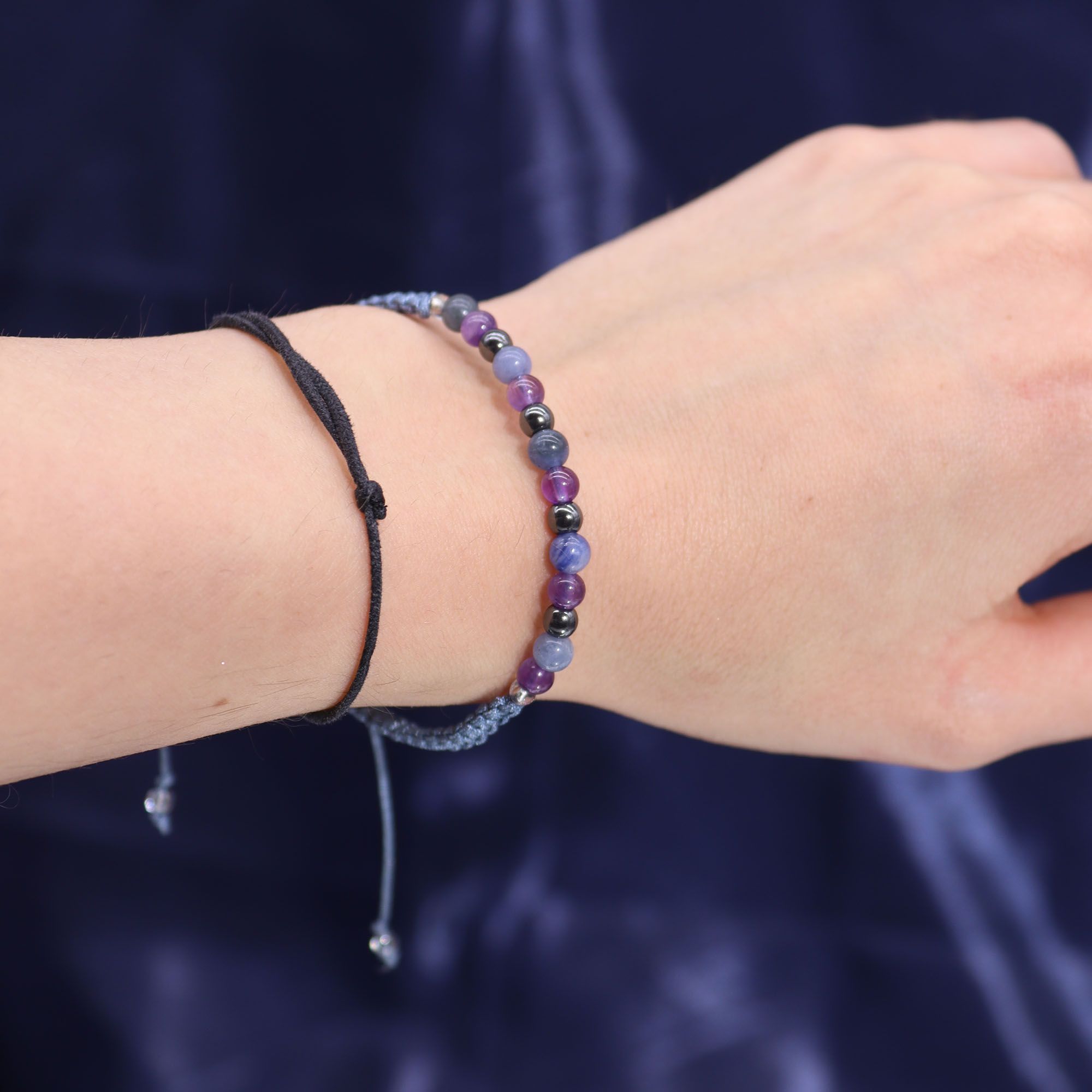 Sagittarius Zodiac Crystal Candle & Gemstone Bracelet