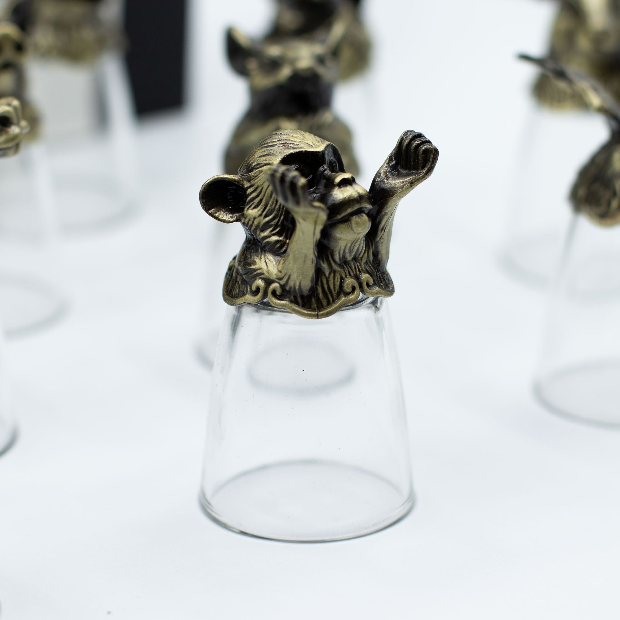 Forest & Mystical Creatures Shot Glass Set — 12 Pieces