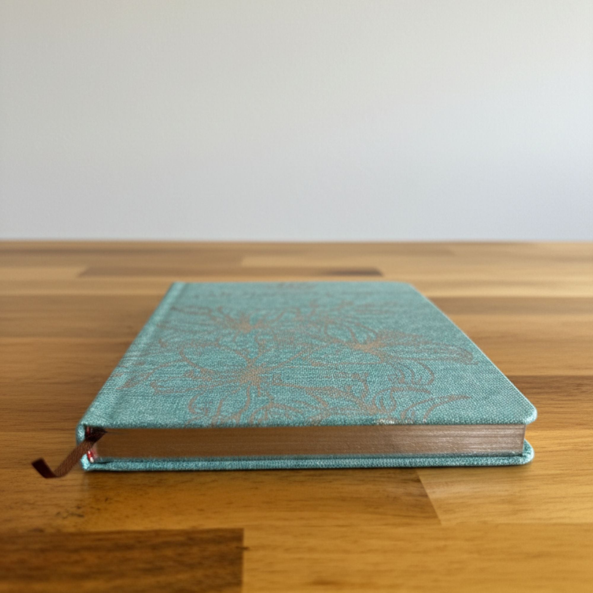 Blue Botanical Gratitude Journal — 120 Pages
