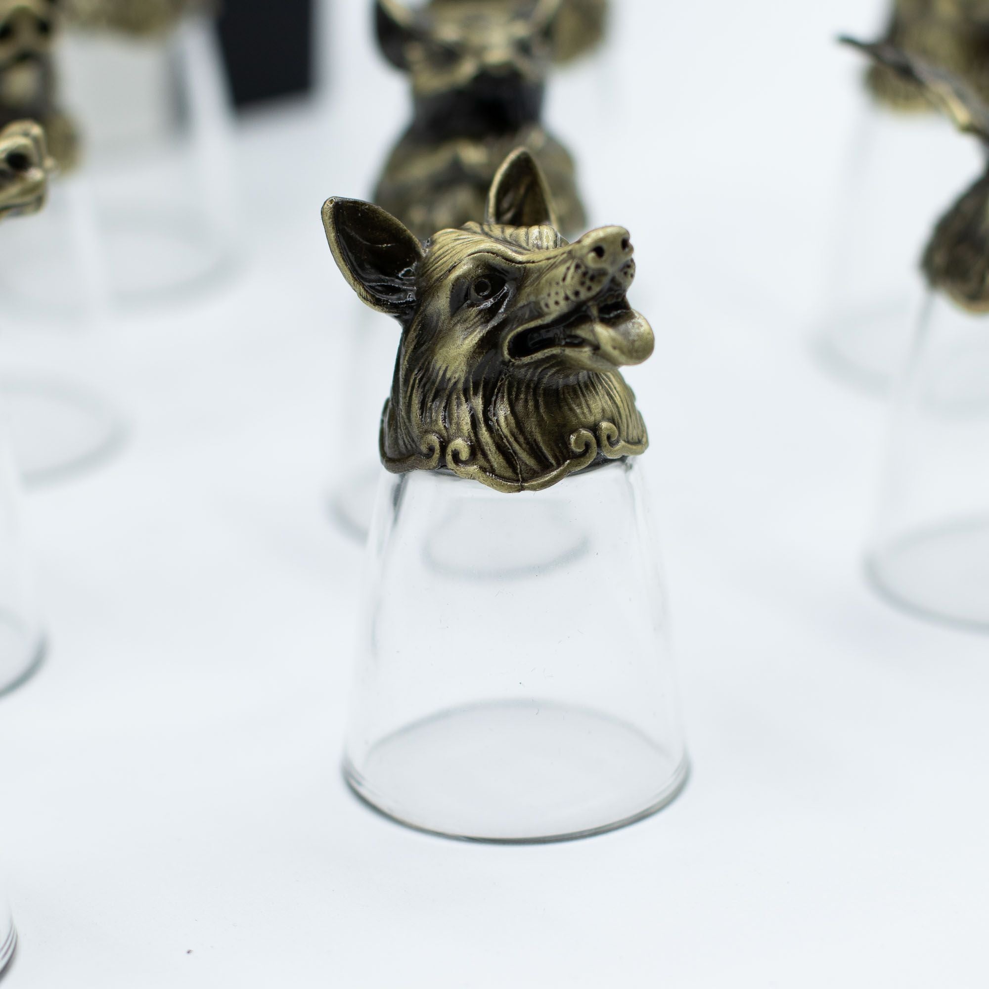Forest & Mystical Creatures Shot Glass Set — 12 Pieces
