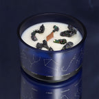 Gemini Zodiac Crystal Candle & Gemstone Bracelet