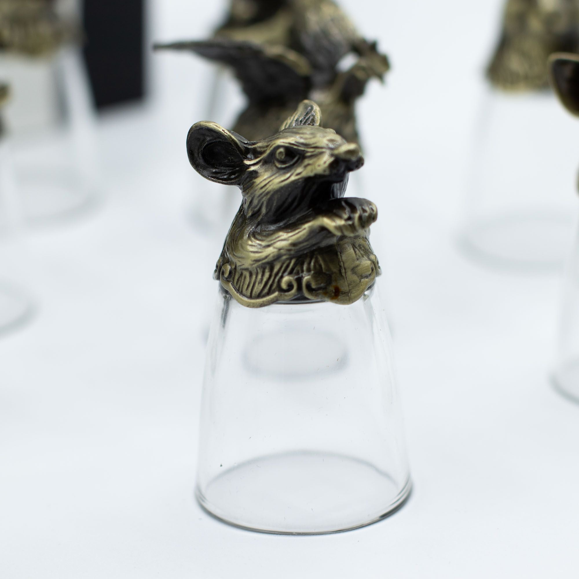 Forest & Mystical Creatures Shot Glass Set — 12 Pieces