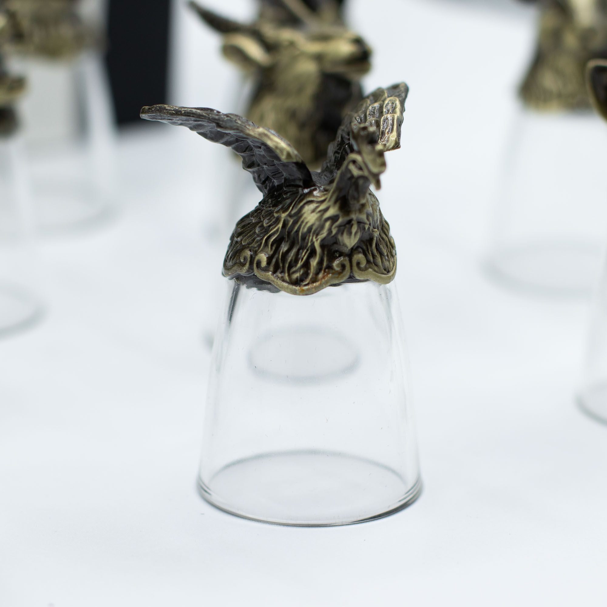 Forest & Mystical Creatures Shot Glass Set — 12 Pieces