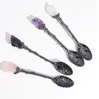 Seven Gemstone Spoons — Dark Silver