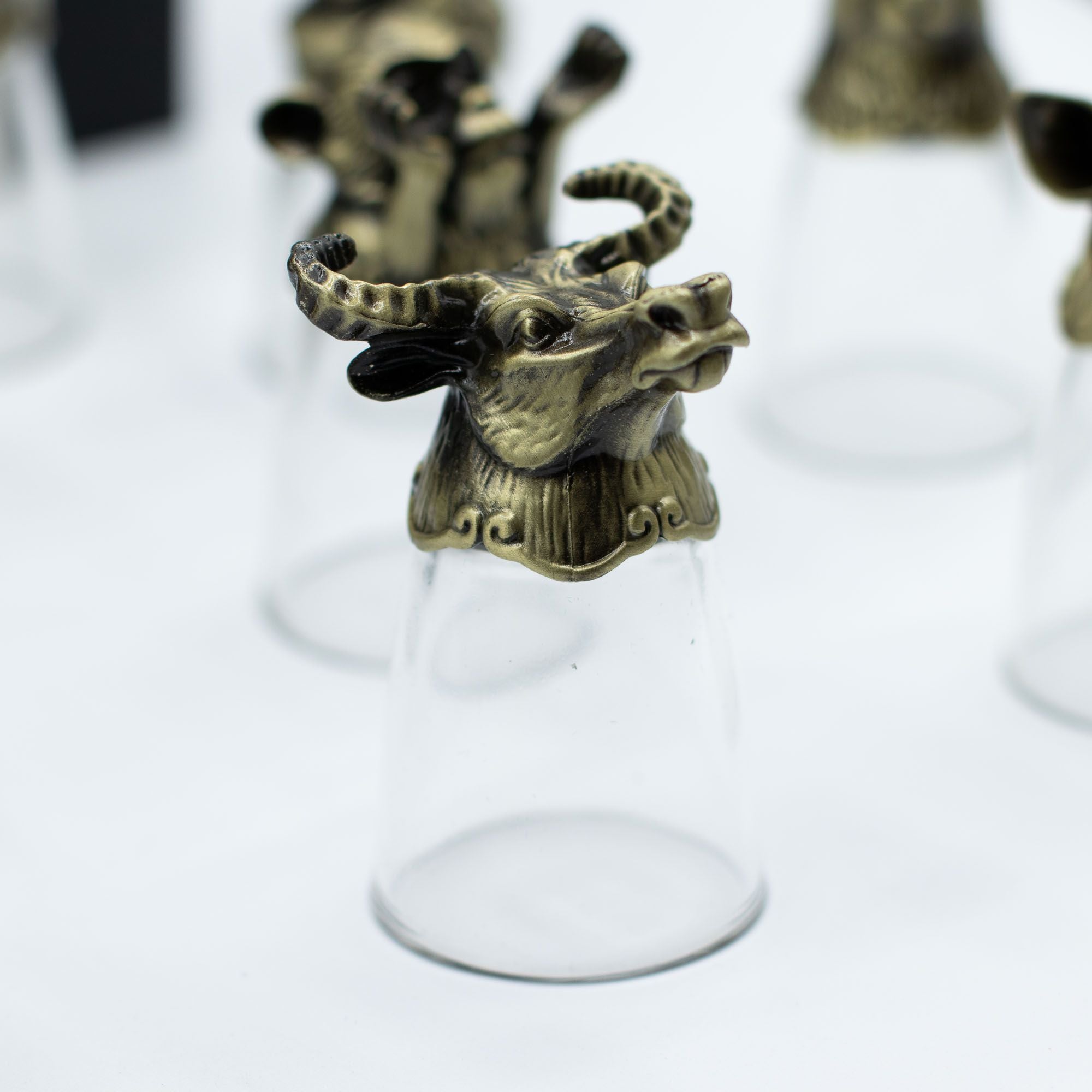 Forest & Mystical Creatures Shot Glass Set — 12 Pieces