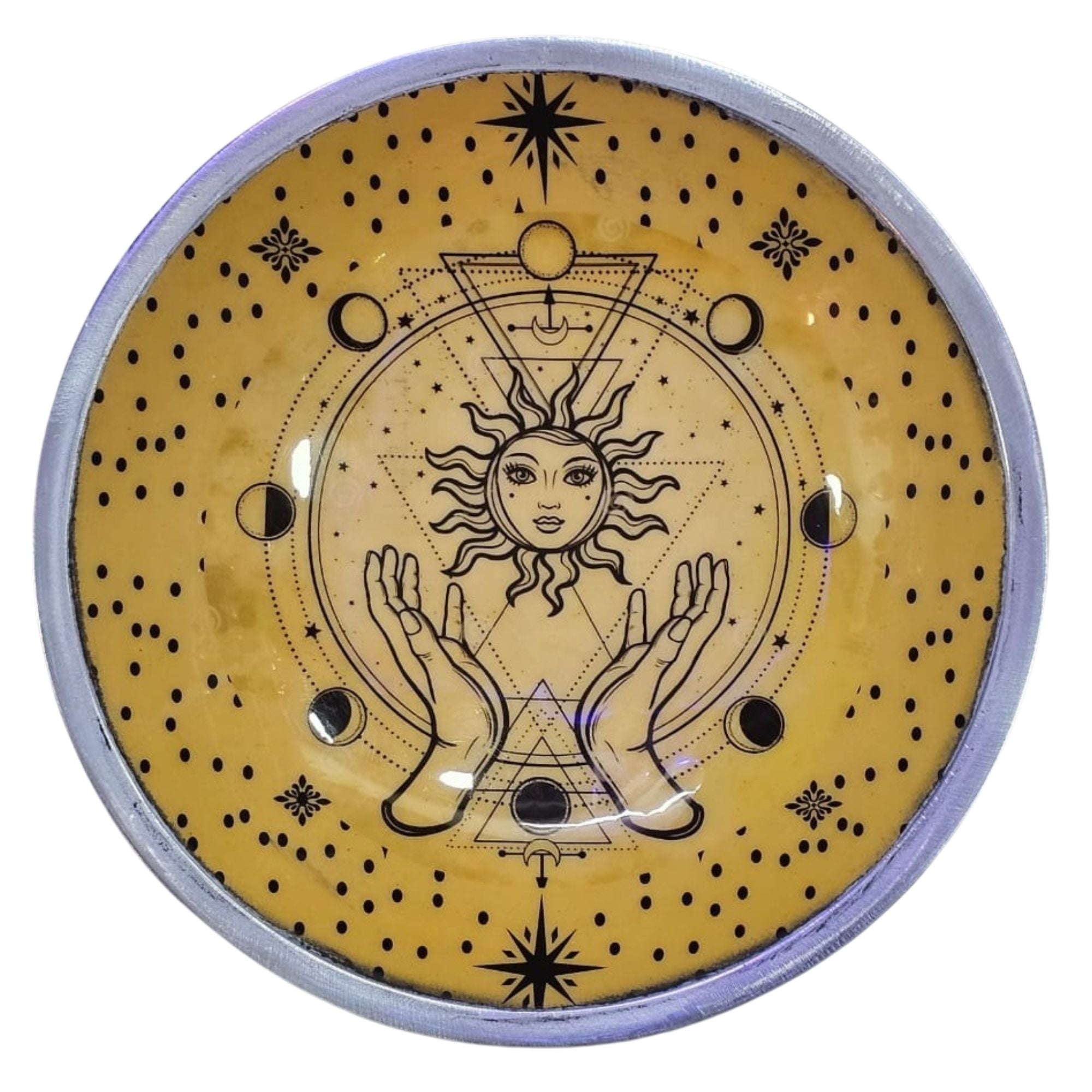 Hands & Sun Celestial Offering Plate