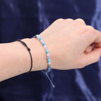 Pisces Zodiac Crystal Candle & Gemstone Bracelet