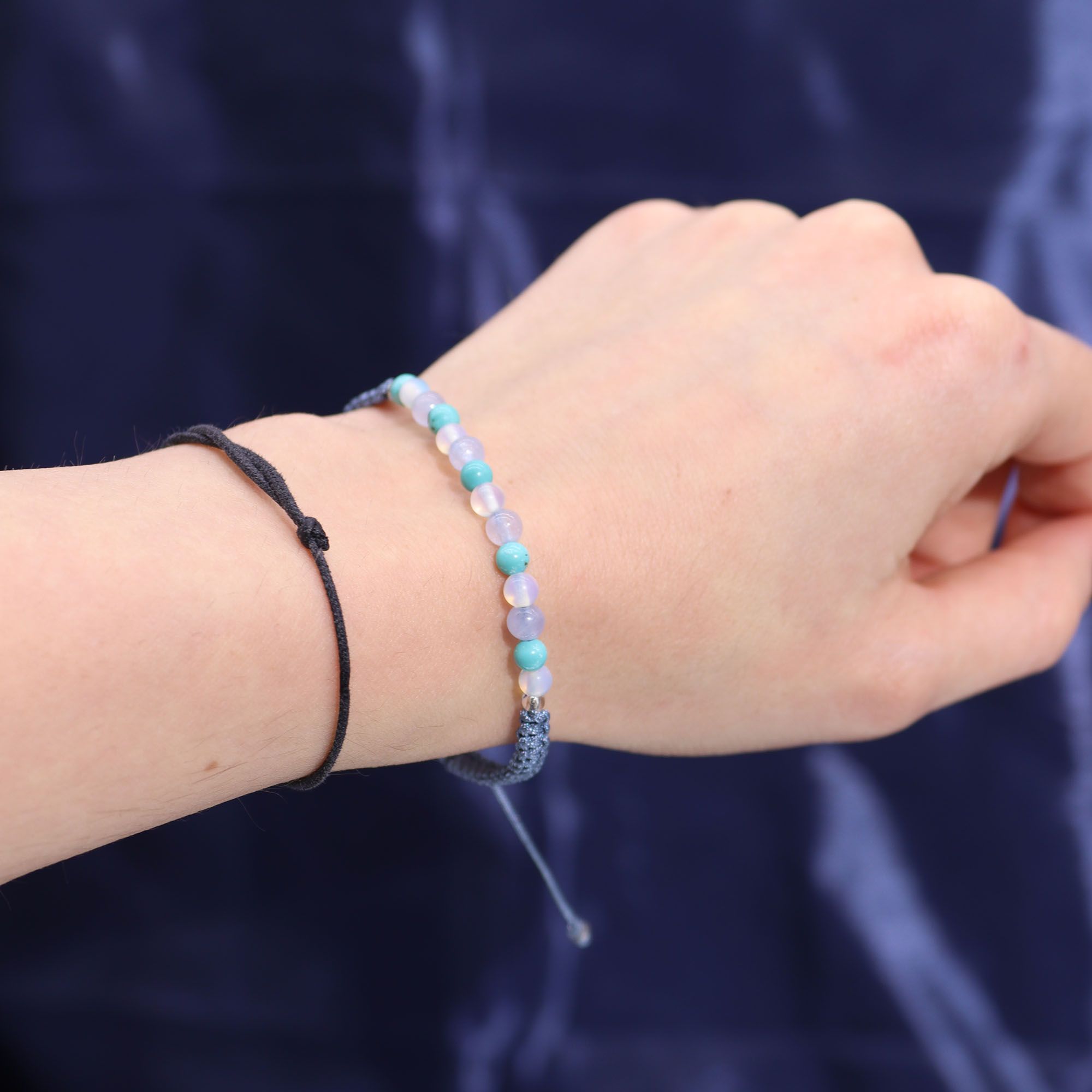 Pisces Zodiac Crystal Candle & Gemstone Bracelet