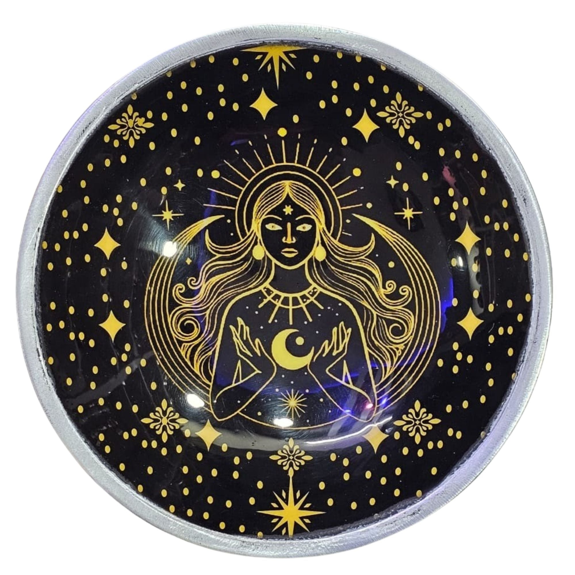 Gold Goddess Celestial Offering Plate