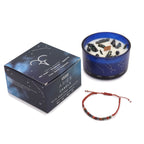 Aries Zodiac Crystal Candle & Gemstone Bracelet