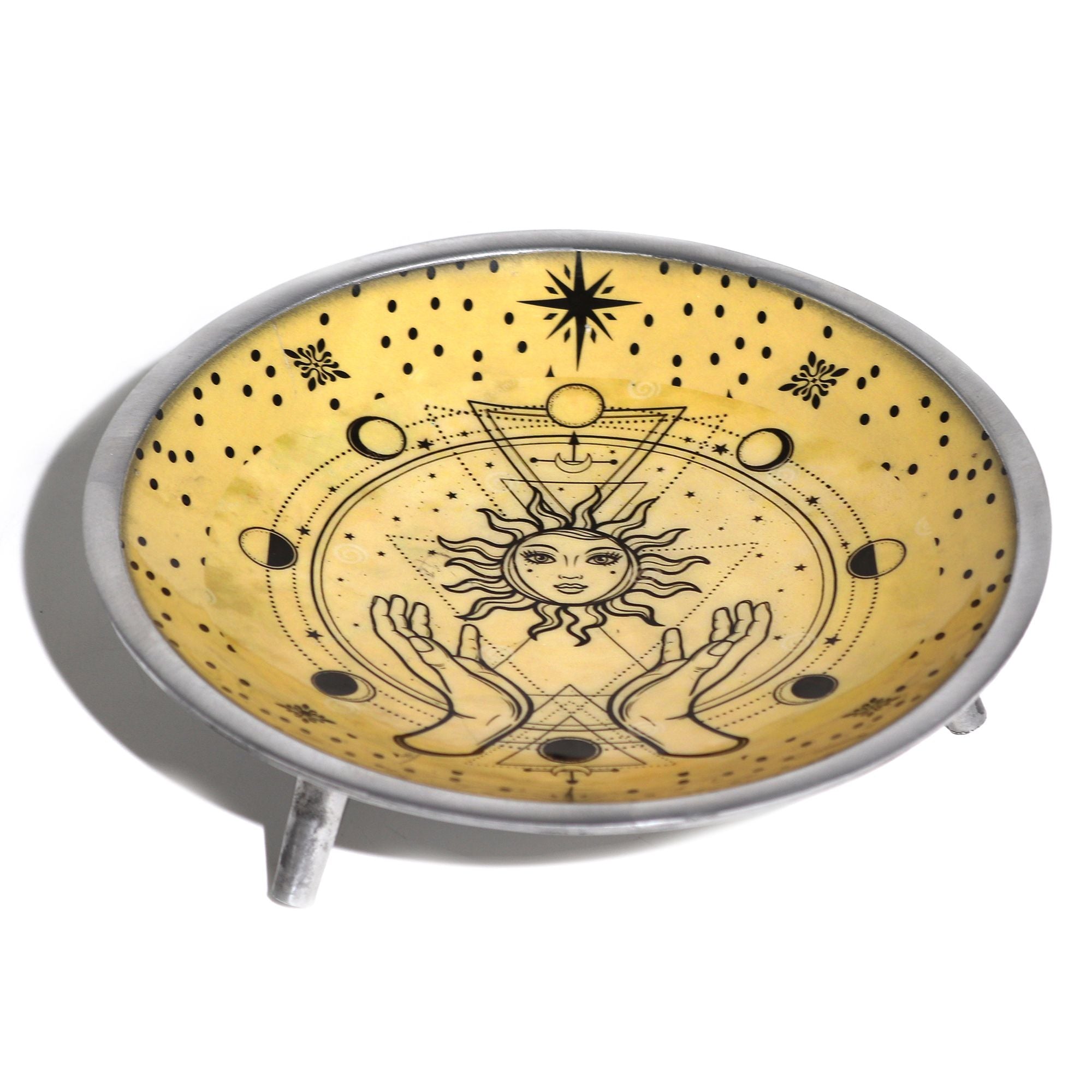 Hands & Sun Celestial Offering Plate