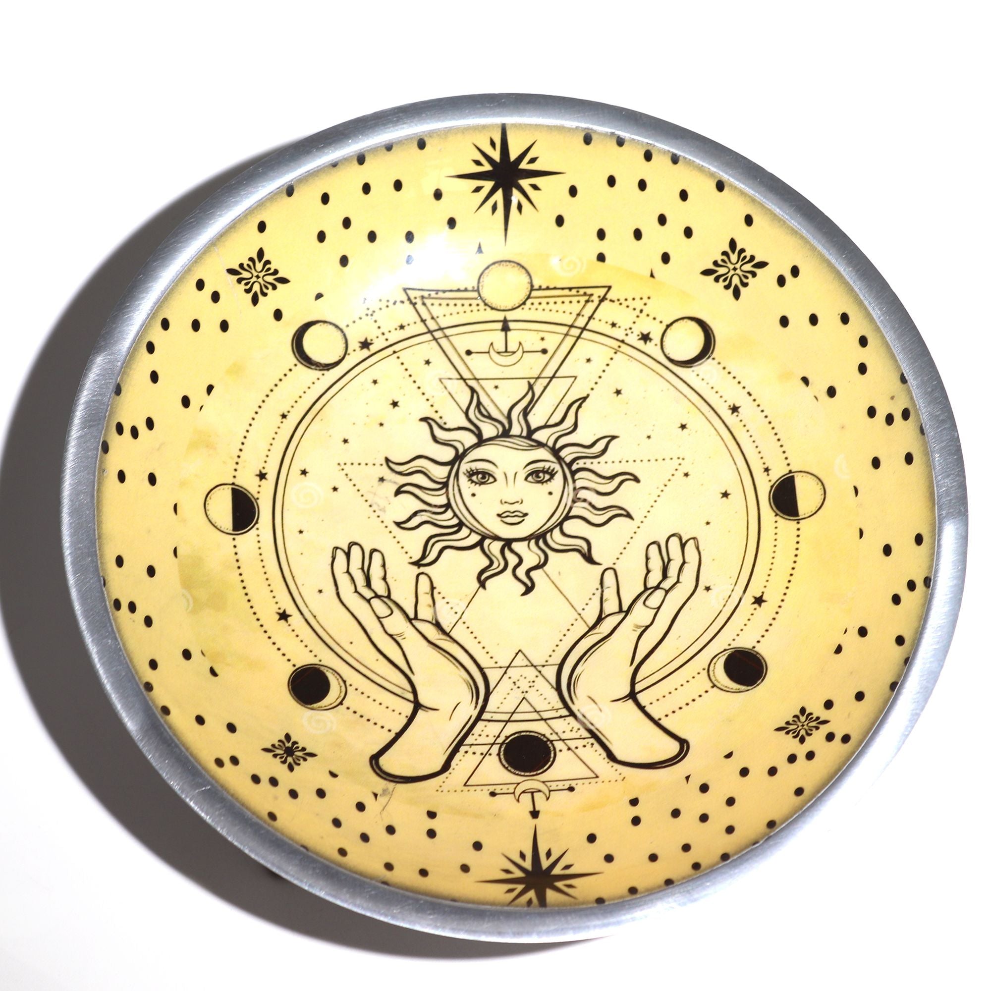 Hands & Sun Celestial Offering Plate
