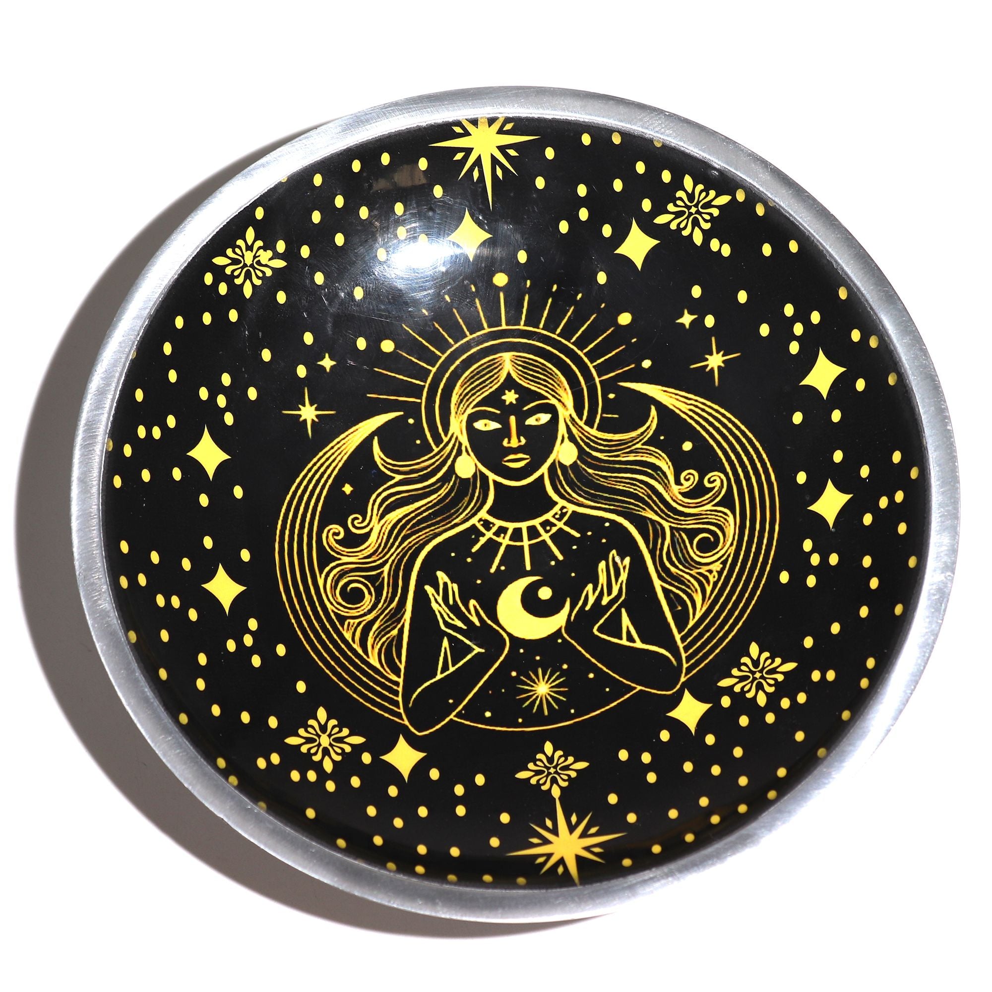 Gold Goddess Celestial Offering Plate