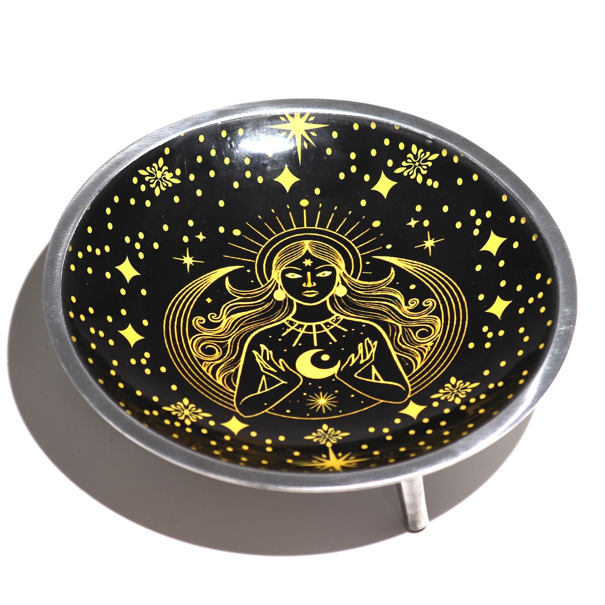 Gold Goddess Celestial Offering Plate