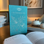 Blue Botanical Gratitude Journal — 120 Pages