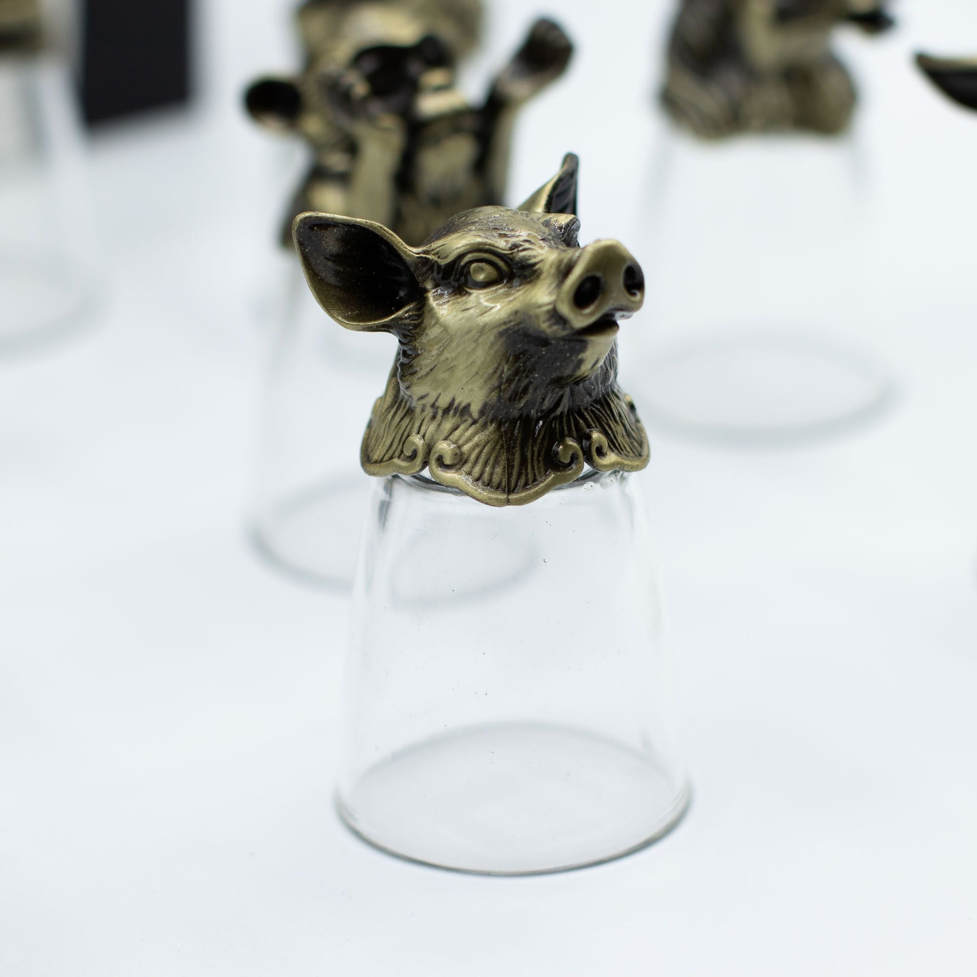 Forest & Mystical Creatures Shot Glass Set — 12 Pieces