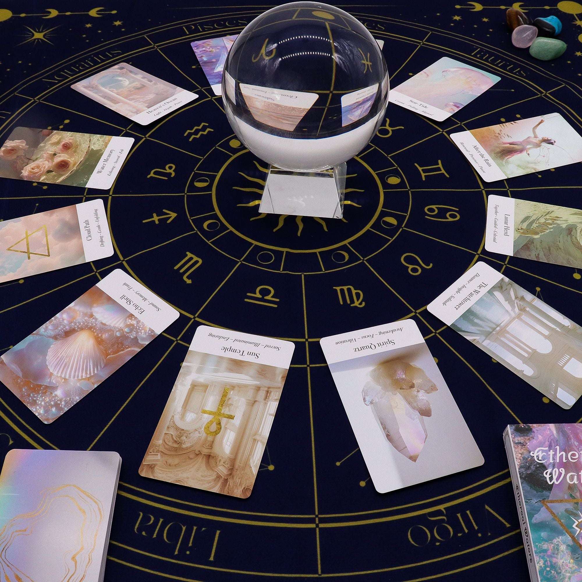 Zodiac Tarot Reading Cloth
