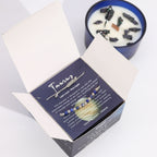 Taurus Zodiac Crystal Candle & Gemstone Bracelet