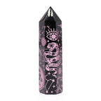 Black Obsidian Celestial Point — Rose Pink