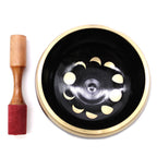 Moon Phase Singing Bowl Set — Black & Gold