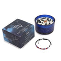 Virgo Zodiac Crystal Candle & Gemstone Bracelet