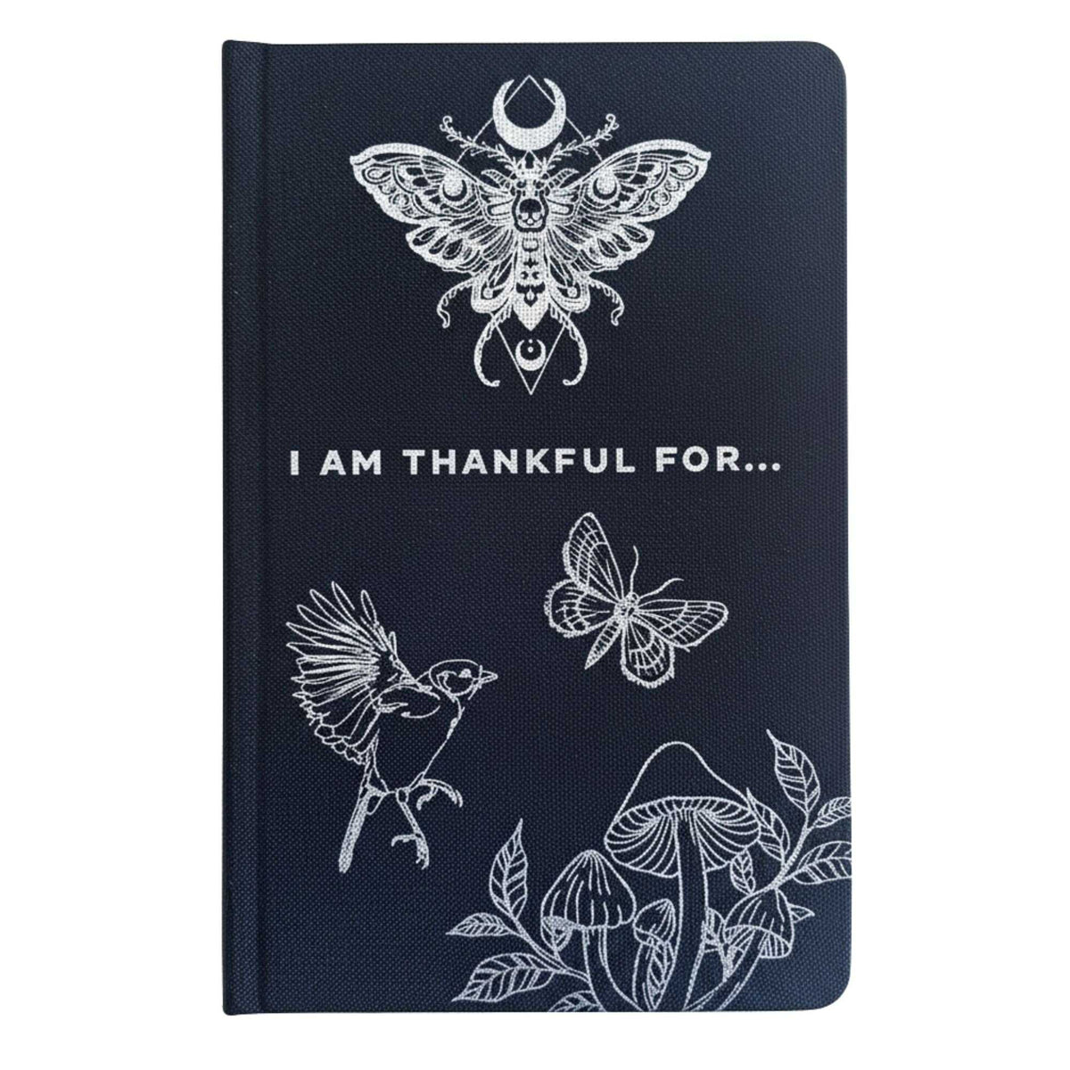 Black Celestial Gratitude Journal — 120 Pages - Wellness & Gratitude Notebooks - SIXTH HOUSE