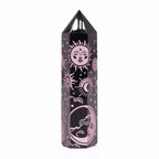 Black Obsidian Celestial Point — Rose Pink - Black Obsidian Points - SIXTH HOUSE
