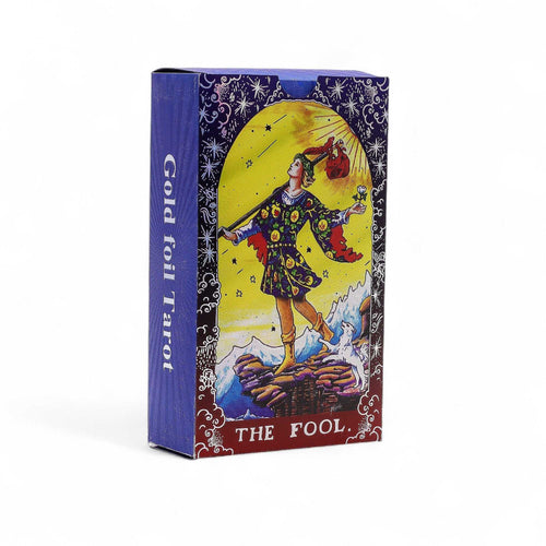 Blue Foil Tarot Card Set – Mandala & Booklet - Tarot Cards - SIXTH HOUSE