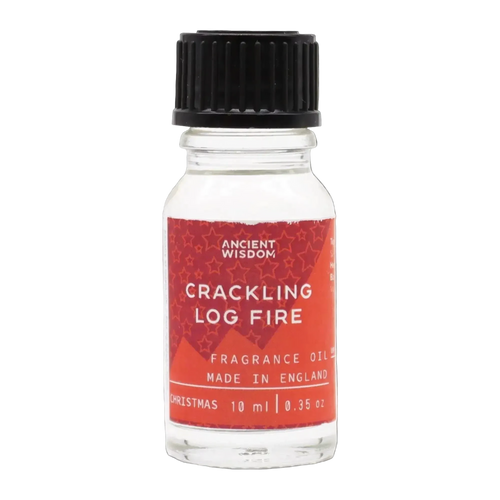 Crackling Log Fire Fragrance Oil 10ml - Ancient Wisdom Fragrance Oils - SIXTH HOUSE