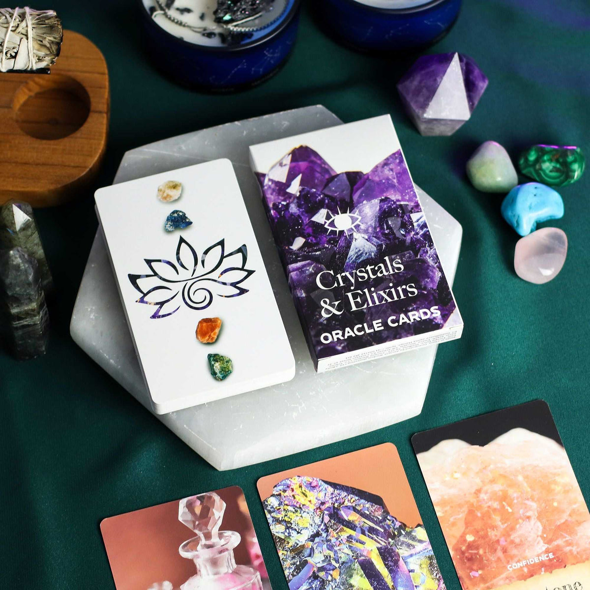 Crystals & Elixirs Oracle Cards - Oracle Cards - SIXTH HOUSE