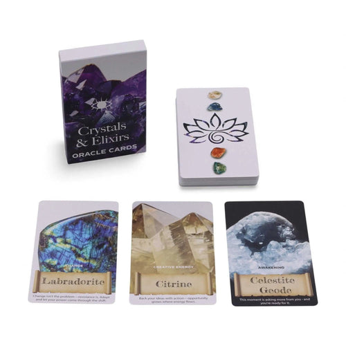 Crystals & Elixirs Oracle Cards - Oracle Cards - SIXTH HOUSE