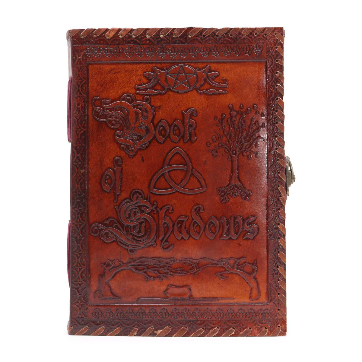 Dark Tan Book of Shadows Grimoire — 200 Pages