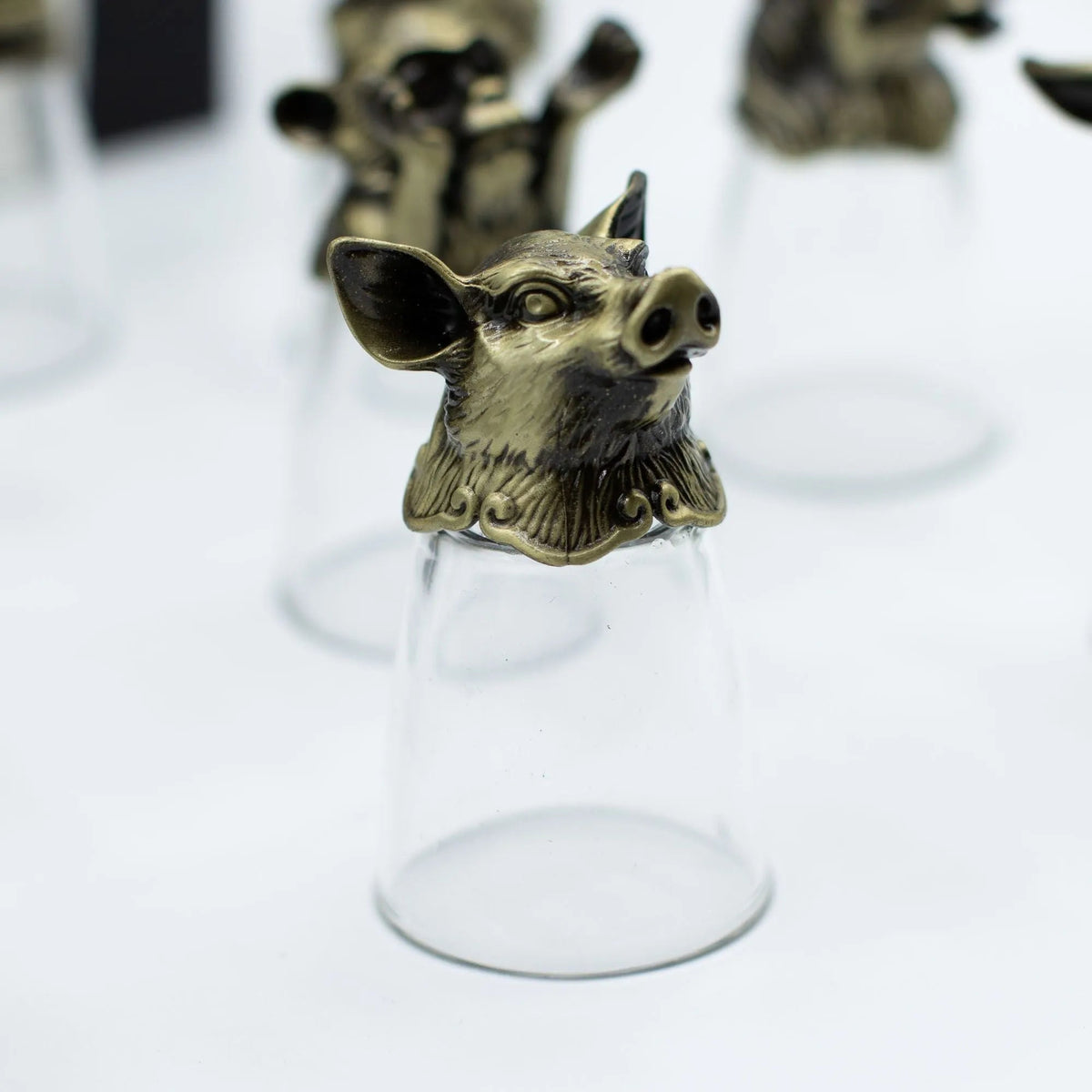 Forest & Mystical Creatures Shot Glass Set — 12 Pieces - Mystical Creatures Glasses - SIXTH HOUSE