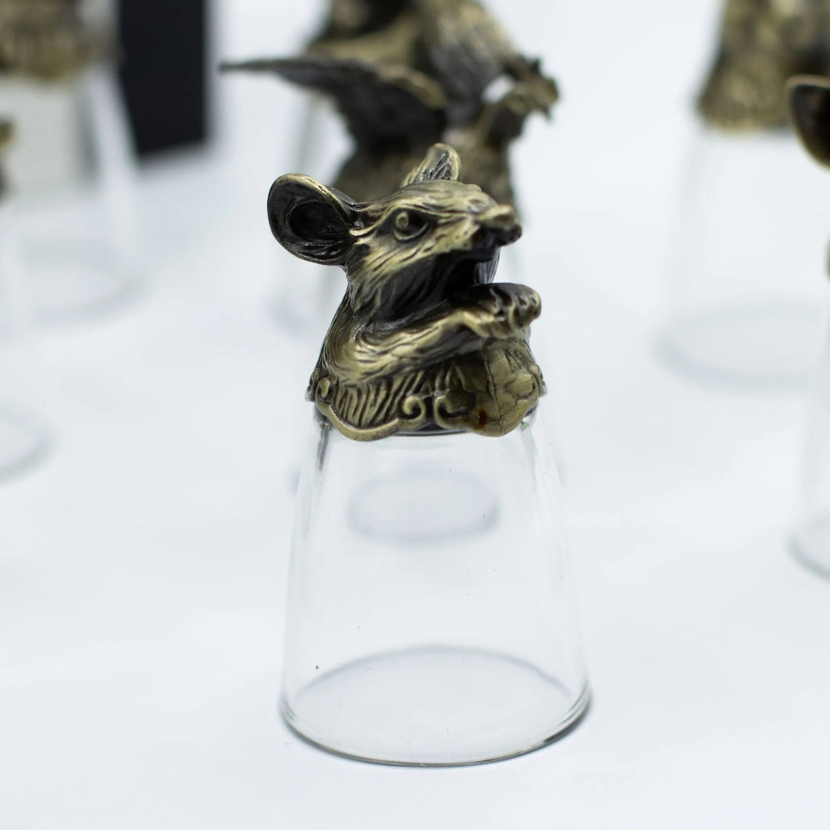 Forest & Mystical Creatures Shot Glass Set — 12 Pieces - Mystical Creatures Glasses - SIXTH HOUSE