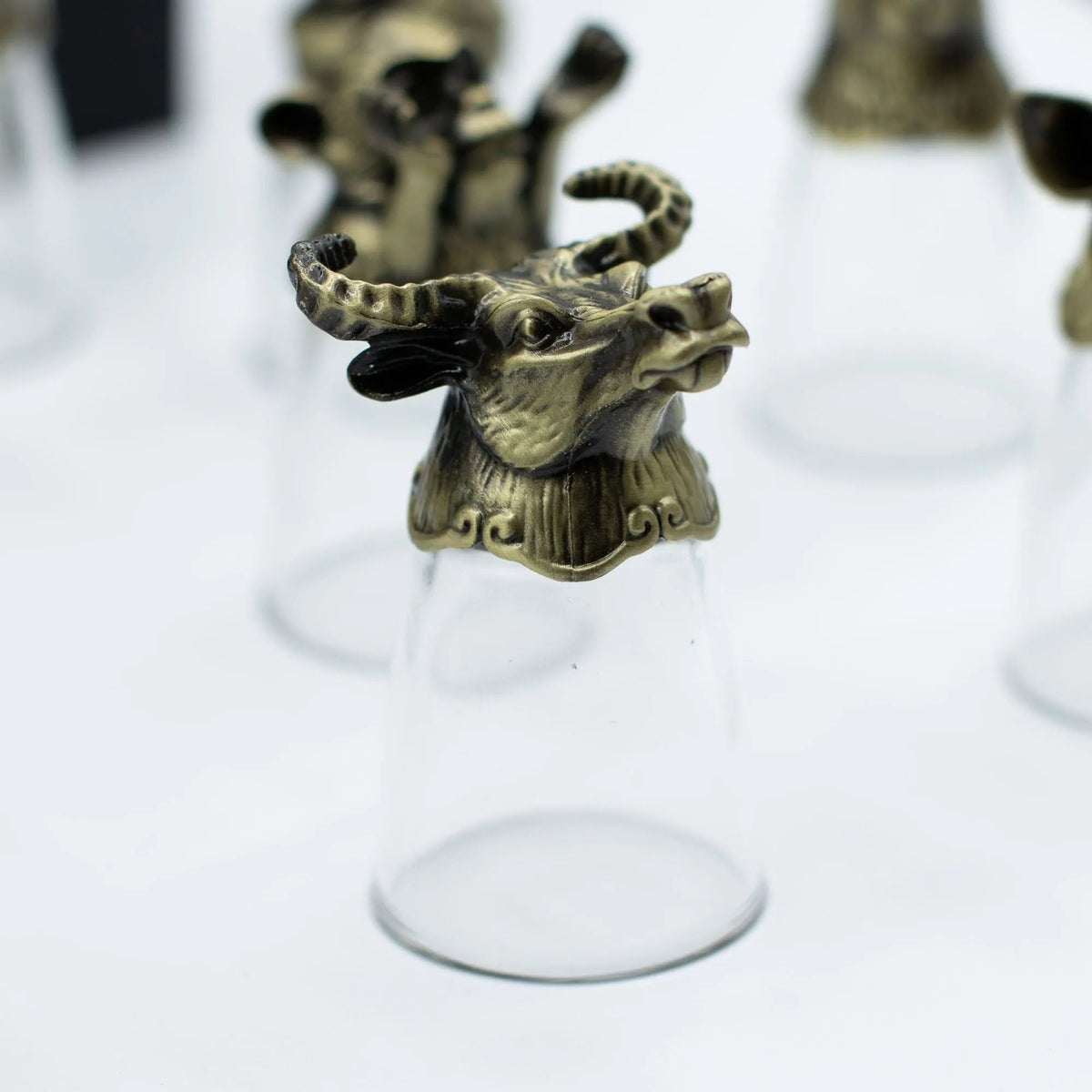 Forest & Mystical Creatures Shot Glass Set — 12 Pieces - Mystical Creatures Glasses - SIXTH HOUSE