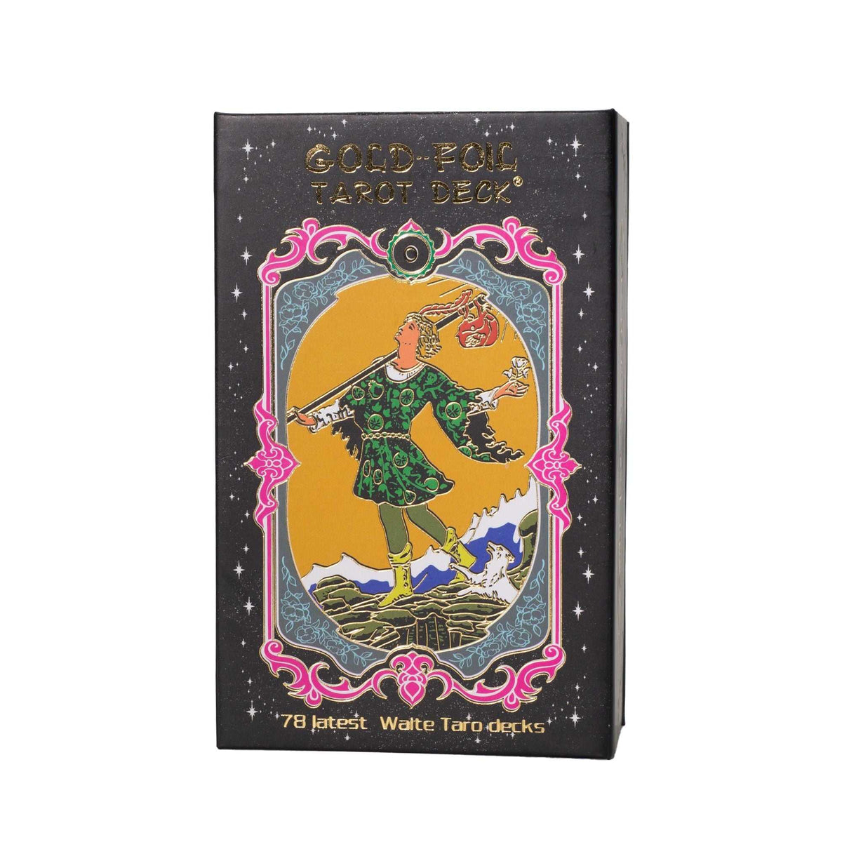 Gold Foil Tarot Card Set & Booklet - Tarot Cards - SIXTH HOUSE