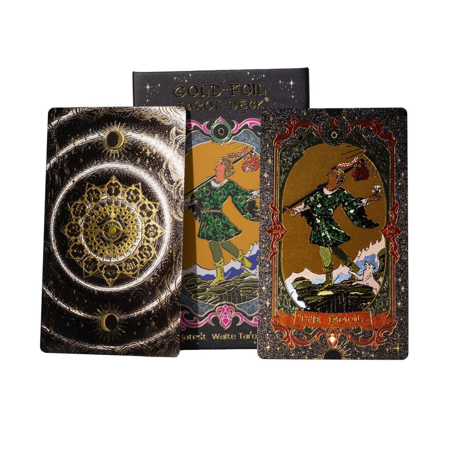 Gold Foil Tarot Card Set & Booklet