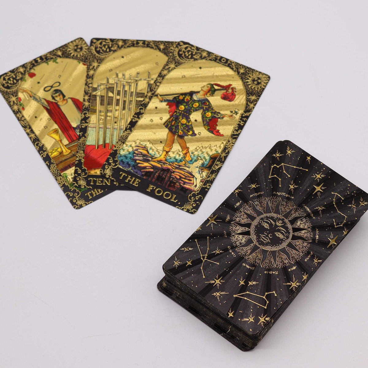Gold Foil Tarot – Let the Magic Begin – Gift Box - Tarot Cards - SIXTH HOUSE